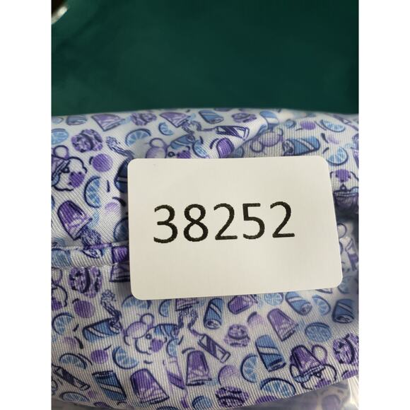 Peter Millar Polo Shirt Size Extra Large Mens Blue Performance Golf Logo Drink - Picture 8 of 8